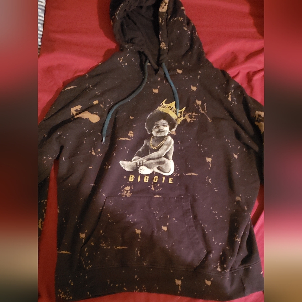 Men's Black Graphic Hoodie